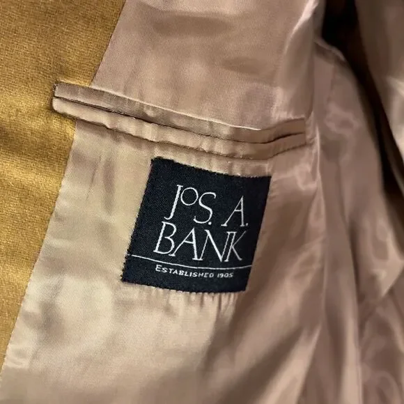 Jos. A. Bank Mustard Jacket Size 44L - Picture 10 of 10